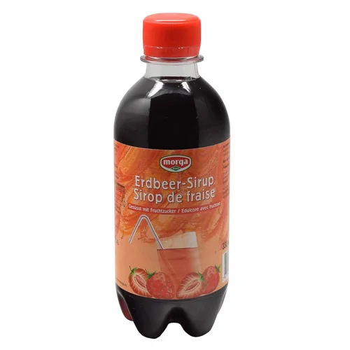 Morga Sirup Erdbeer mit Fruchtzucker 3.3dl