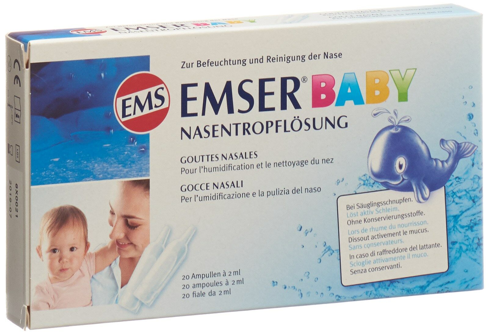 Emser Baby Nasentropflösung 20 Ampullen 2 ml Emser Baby Nasentropflösung 20 Ampullen 2 ml