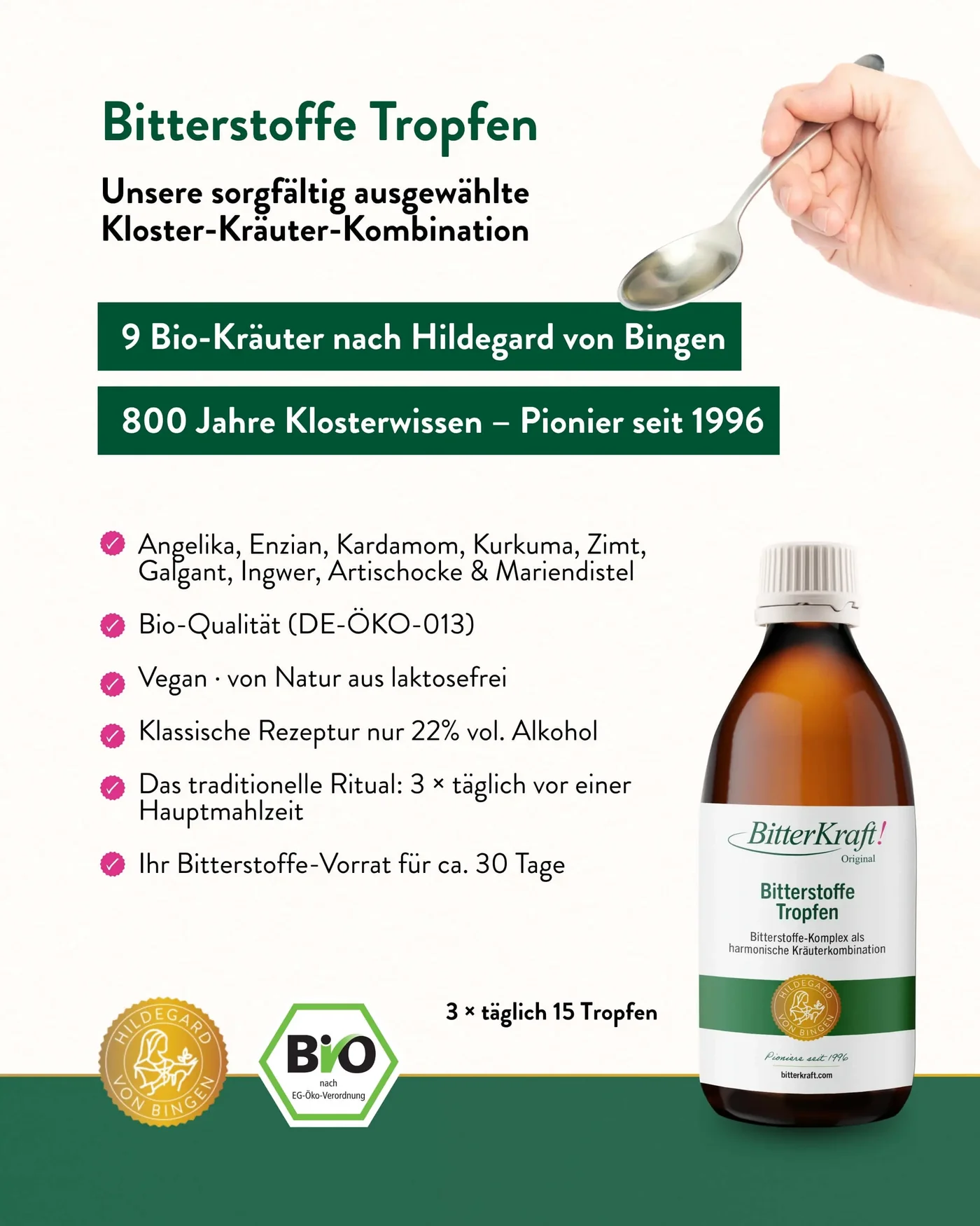 BitterKraft! Original Tropfen BIO 200ml