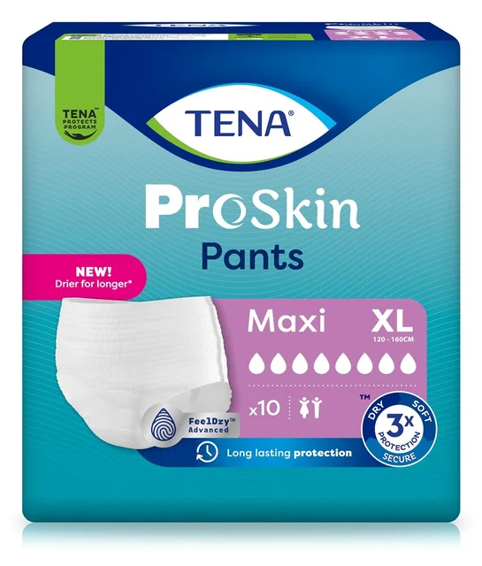 TENA Pants Maxi XL 120–160 cm 4 x 10 Stück