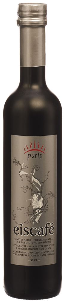 PURIS Sirup Eiscafé Noir 6 Glasflasche 50cl