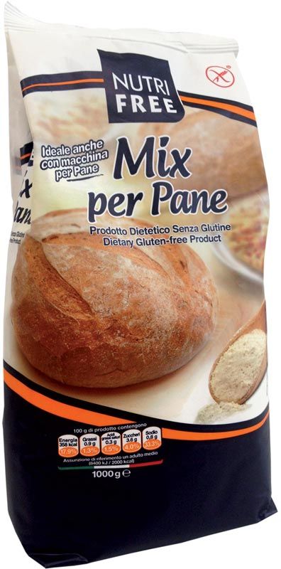 NUTRIFREE Mehlmischung Mix für Brot glutenf 1000g