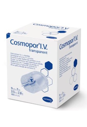 COSMOPOR I.V. 9x7cm transparent 100 Stück