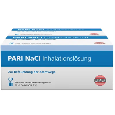 PARI NaCl Inhalationslösung 120 Ampullen 2.5ml