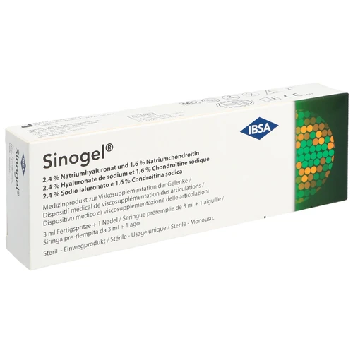 SINOVIAL Sinogel Inj Lös 2.4% + 1.6% Fertspr 3ml