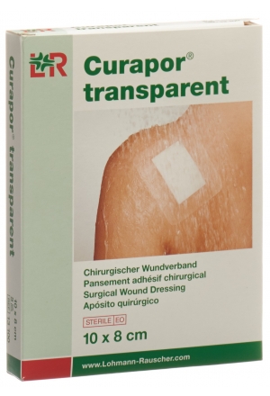 Curapor Wundverband 8x10cm transparent 5 Btl Curapor Wundverband 8x10cm transparent 5 Btl