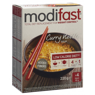 MODIFAST Nudelsuppe Curry 4 x 55g MODIFAST Nudelsuppe Curry 4 x 55g