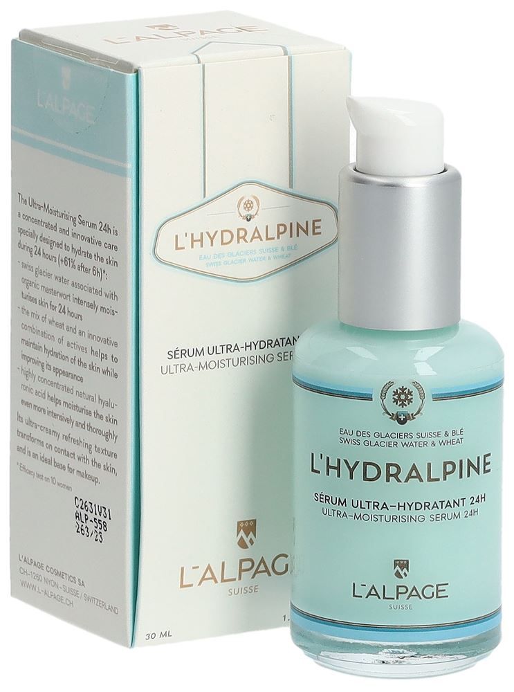 L'ALPAGE L'Hydralpine Ser 24h ult-feuchtigkeit 30ml