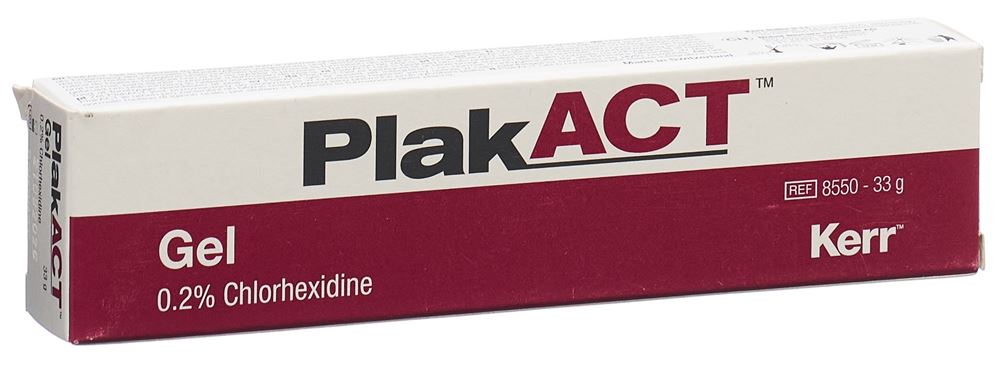 PlakACT Gel 0.2 % Chlorhexidin Tb 33g