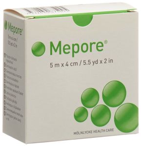 Mepore Wundverband 4cmx5m unsteril Rolle