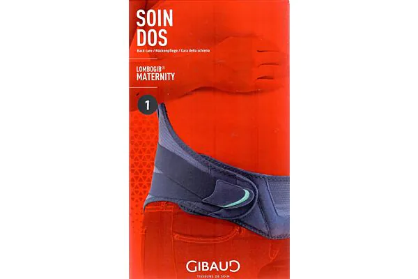 GIBAUD Lombogib Maternity denim blau Einheitsgrösse GIBAUD Lombogib Maternity denim blau Einheitsgrösse