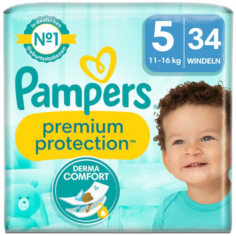 Pampers Premium Protection Gr5 11-16kg Sparpack 34 Stück