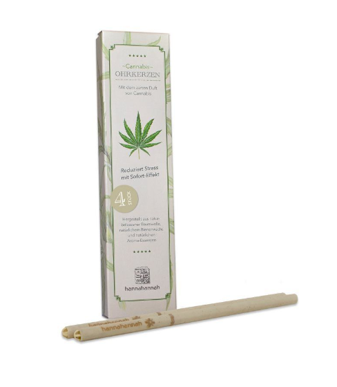 Biosun Hannahannah Ohrkerzen Cannabis 2 Paar Biosun Hannahannah Ohrkerzen Cannabis 2 Paar