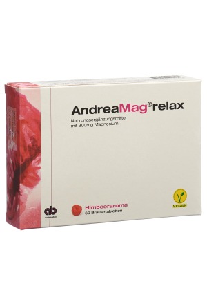 ANDREAMAG relax Brausetabletten Himbeeraroma 60 Stück ANDREAMAG relax Brausetabletten Himbeeraroma 60 Stück