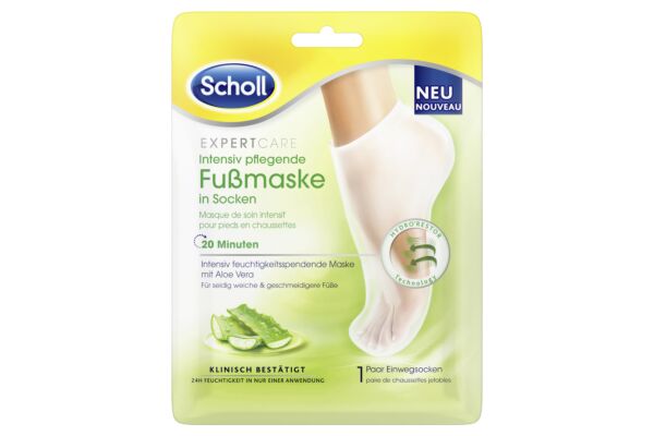 Scholl Intensiv pflegende Fussmaske Aloe Vera 2 Stück Scholl Intensiv pflegende Fussmaske Aloe Vera 2 Stück
