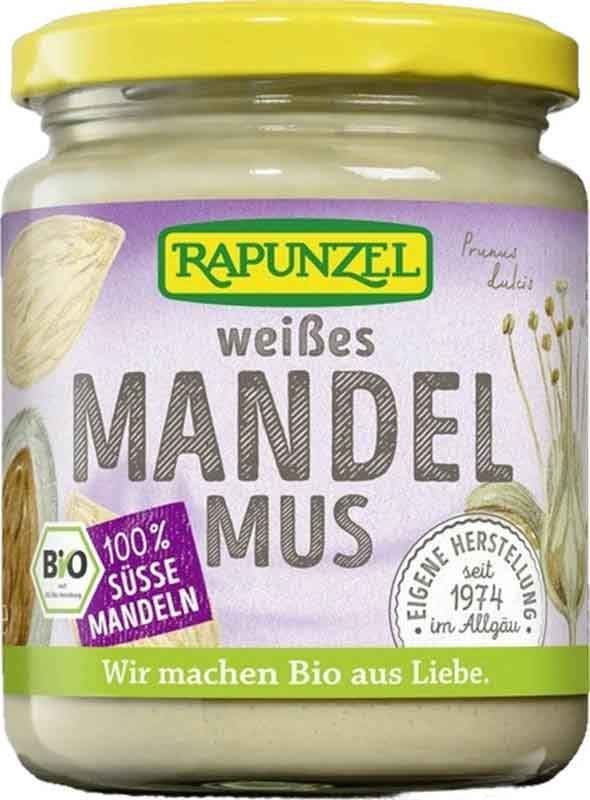Rapunzel Mandelmus weiss Bio Glas 500g Rapunzel Mandelmus weiss Bio Glas 500g