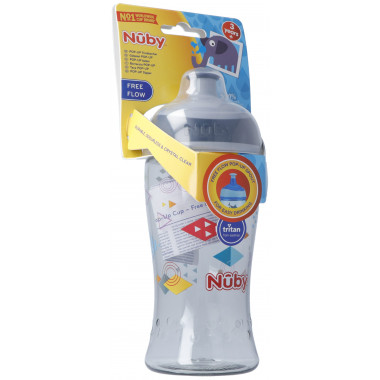 Nuby Pop-Up Becher aus TRITAN mit Sportverschluss
