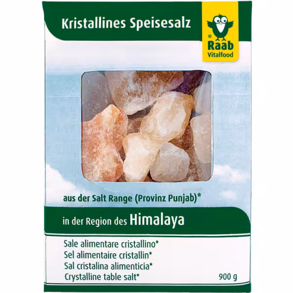 Himalaya Salz Brocken Karton 900 g