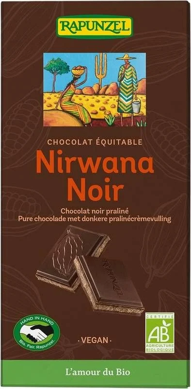 Rapunzel Schokolade 55% Noir Nirwana 100g Rapunzel Schokolade 55% Noir Nirwana 100g