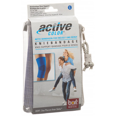 Bort ActiveColor Kniebandage M -37cm blau Bort ActiveColor Kniebandage M -37cm blau