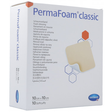 PermaFoam Classic 10x10cm steril 10 Stück