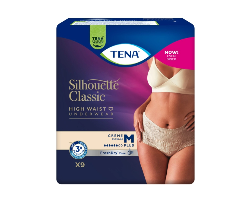 TENA Silhouette Classic Plus M creme 9 Stück