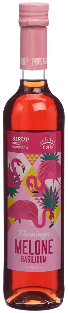 PURIS Sirup Flamingo 6 Glasflasche 50cl