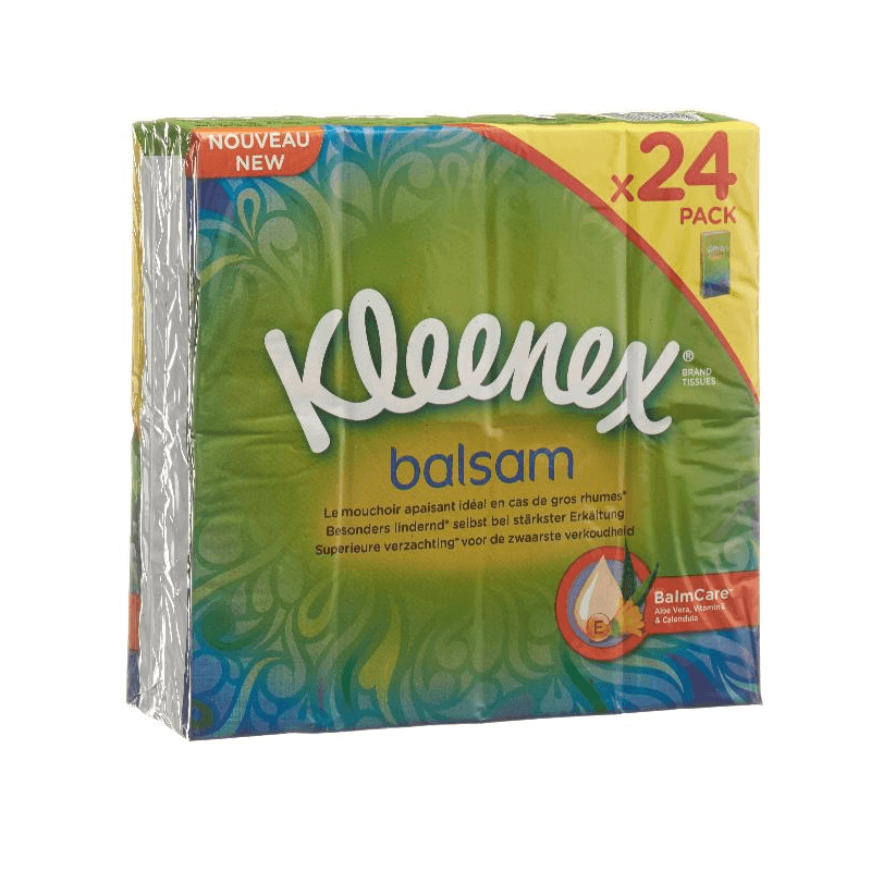 Kleenex Balsam Taschentücher 24 x 9 Stk