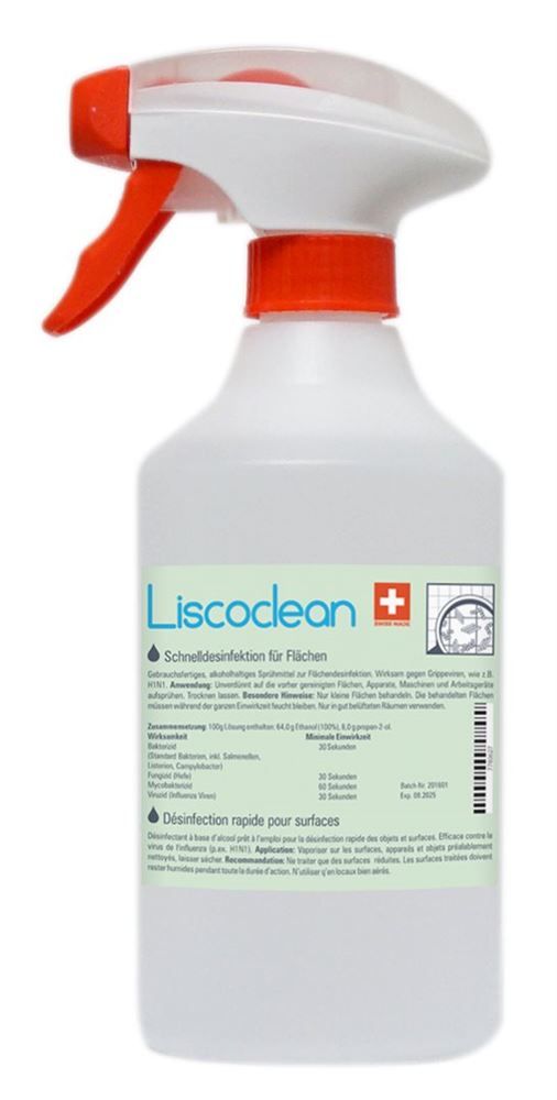 LISCOCLEAN Flächendesinfektion Sprühkopf 500ml