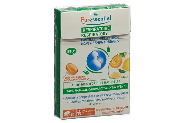 Puressentiel Lutschtablette Atemwege Honig-Zitrone Fl 20 Stück Puressentiel Lutschtablette Atemwege Honig-Zitrone Fl 20 Stück