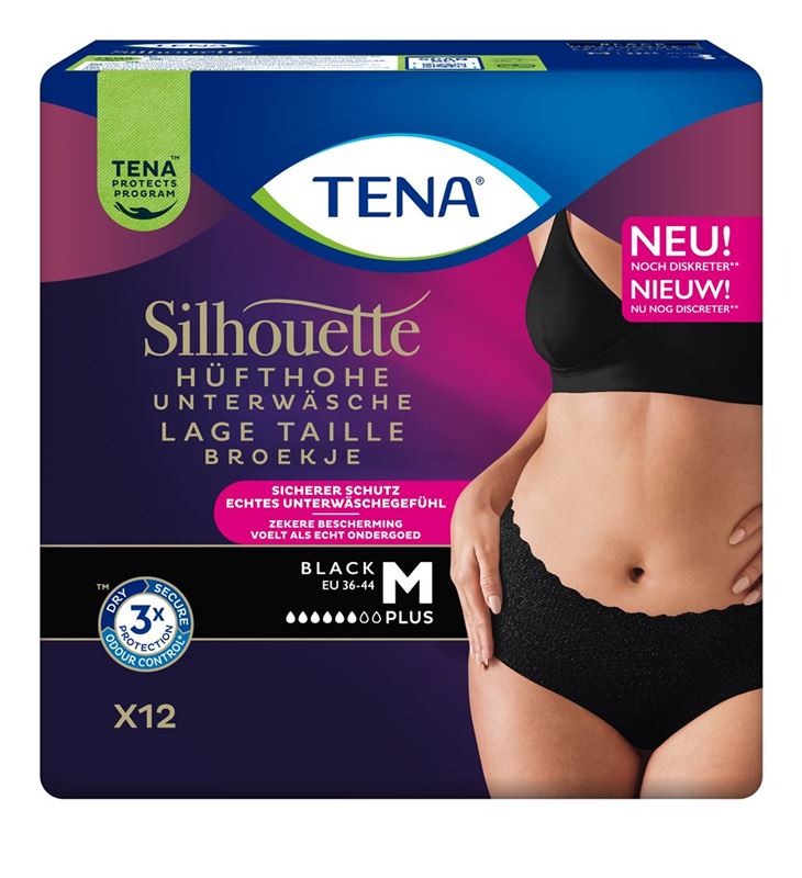 TENA Silhouette Plus L 95-125cm black 10 Stück