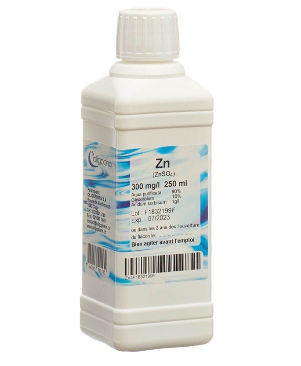 OLIGOPHARM Zink Lös 300 mg/l 250ml