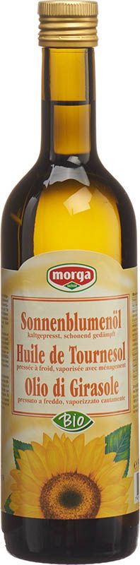 MORGA BIO Sonnenblumenöl kaltgepresst 5dl MORGA BIO Sonnenblumenöl kaltgepresst 5dl