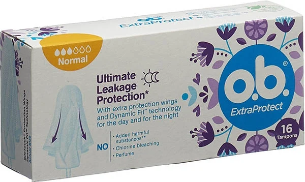 OB Tampons ExtraProtect Normal (n) Karton 16 Stück