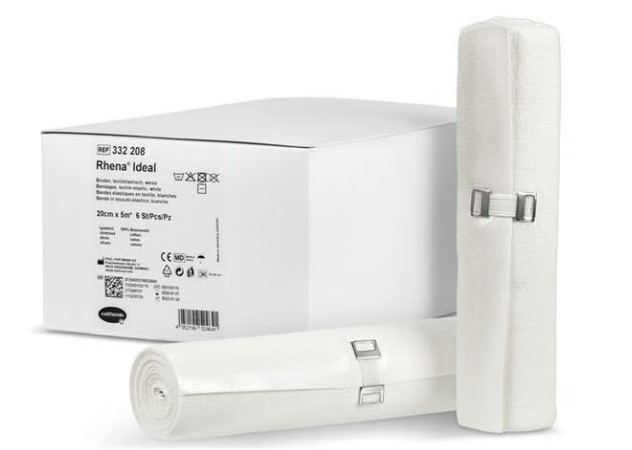 RHENA Ideal Elastische Binde 20cmx5m weiss 6 Stück RHENA Ideal Elastische Binde 20cmx5m weiss 6 Stück