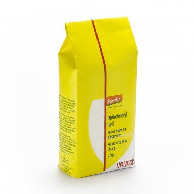 Vanadis Dinkel Mehl hell Demeter 1kg Vanadis Dinkel Mehl hell Demeter 1kg