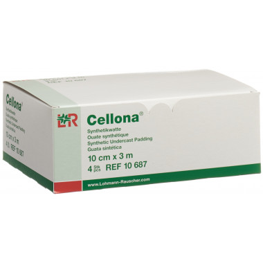 Cellona Synthetikwatte 10cmx3m weiss Rolle 4 Stück
