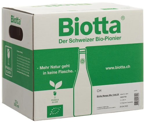 BIOTTA Mango Mix Flasche 12 x 250ml