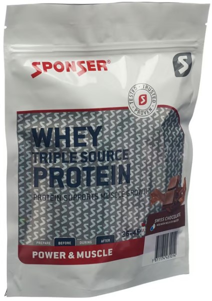 SPONSER® Whey Triple Source Protein Chocolate 500g SPONSER® Whey Triple Source Protein Chocolate 500g