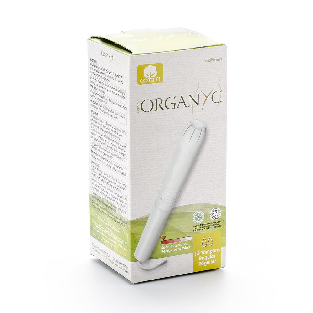 Organyc Tampons Regular mit Applikator 16 Stück
