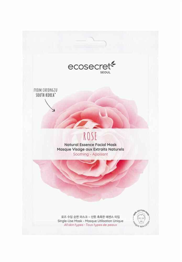 ECOSECRET Gesichtsmaske beruhigend Rose 20ml