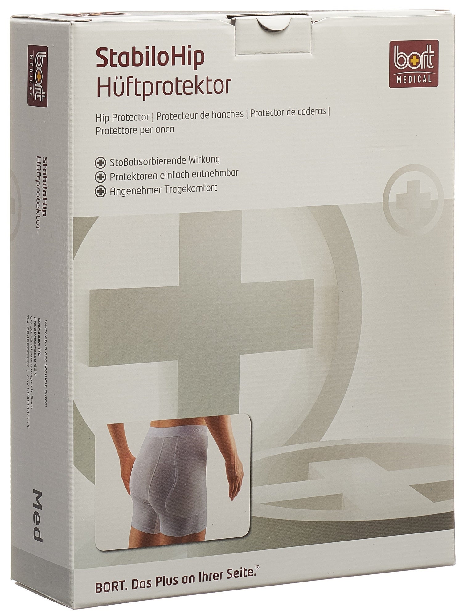 Bort Stabilohip Hüftprotektor M weiss 1 Paar Bort Stabilohip Hüftprotektor M weiss 1 Paar