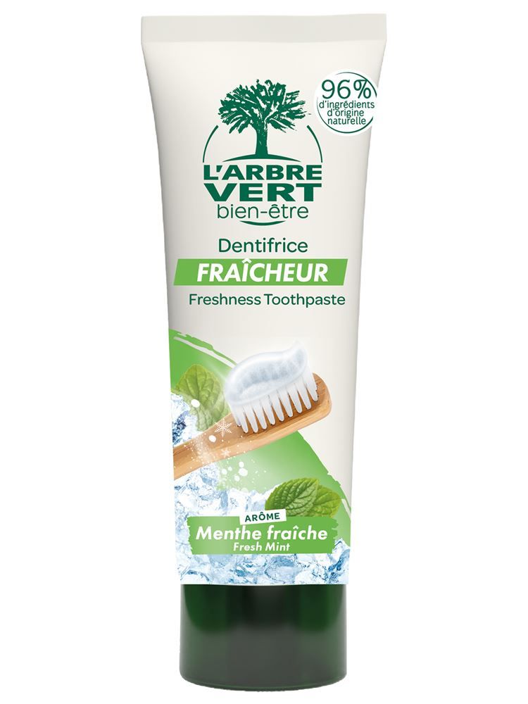 L'ARBRE VERT Zahnpasta erfrischend FR Tb 75ml