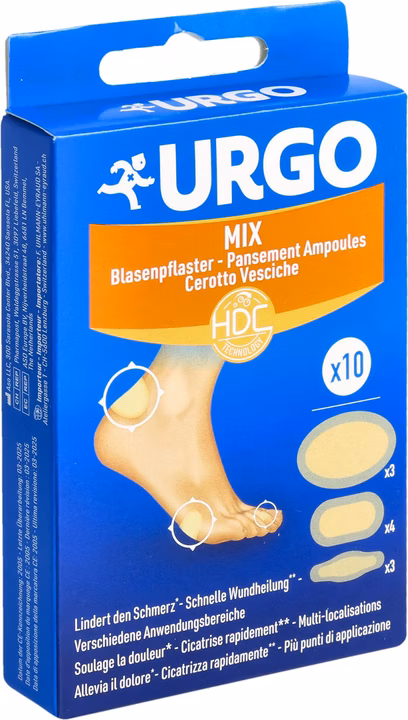 URGO Blasenpflaster Mix 10 Stuck