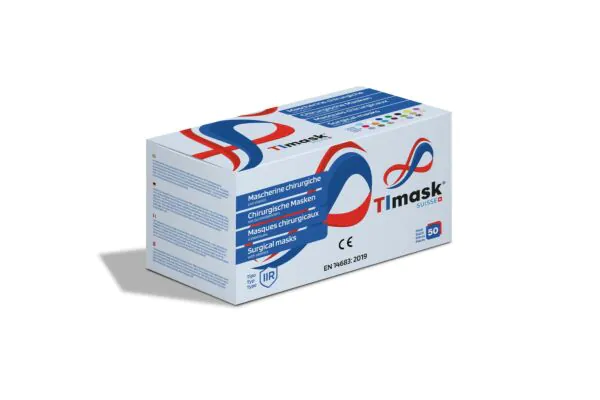 TImask Einweg-Medizinmaske Typ IIR rot 50 Stück