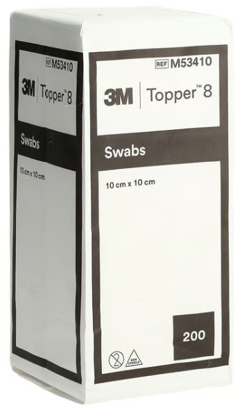 Topper 8 NW Kompr 10x10cm unsteril (n) 200 Stück Topper 8 NW Kompr 10x10cm unsteril (n) 200 Stück