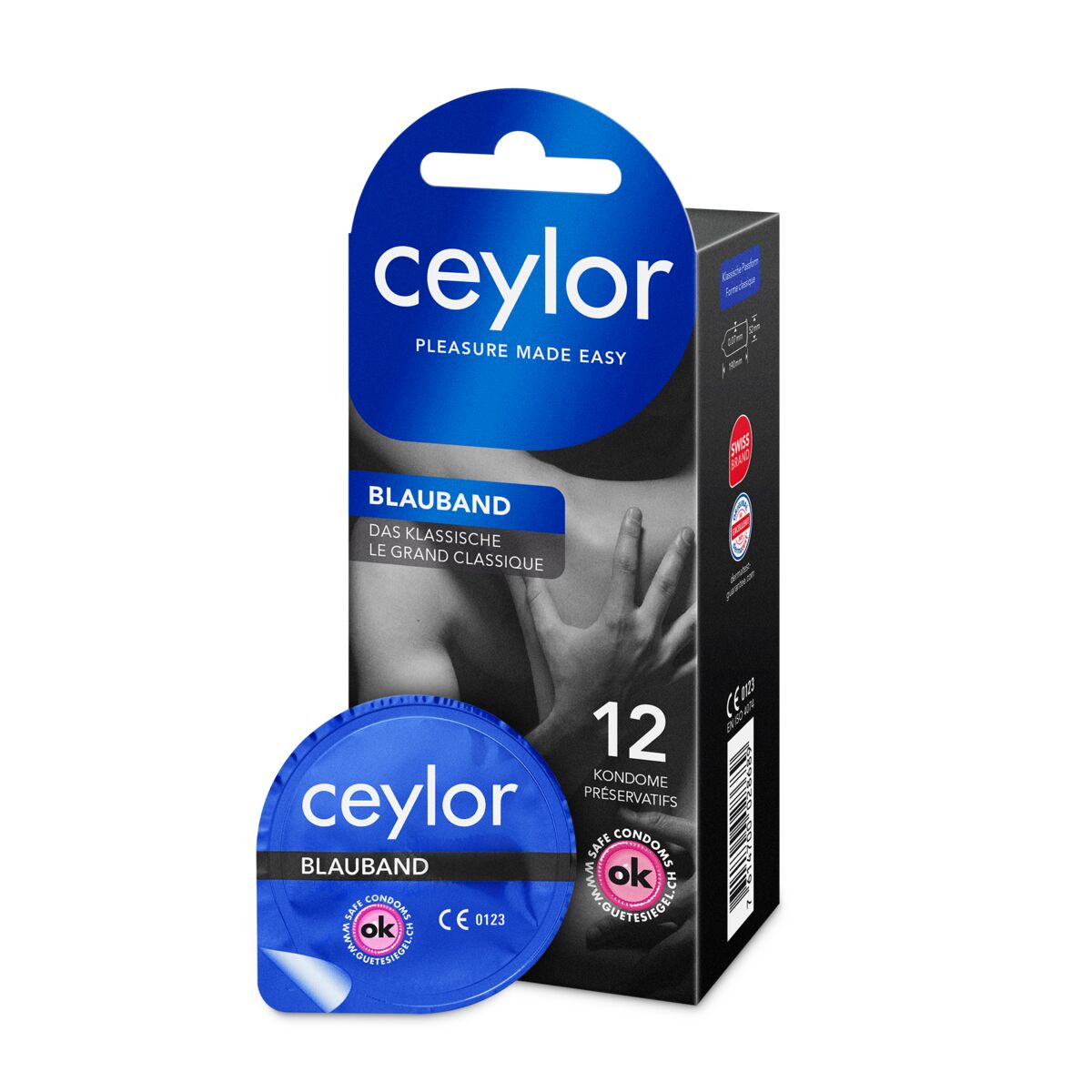 ceylor® Blauband Präservativ mit Reservoir 12 Stück ceylor® Blauband Präservativ mit Reservoir 12 Stück