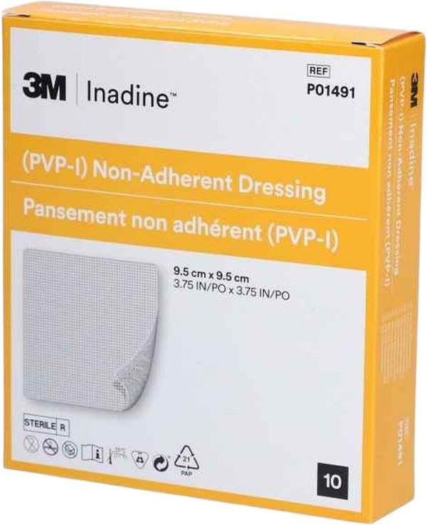 INADINE Wundauflage 9.5x9.5cm st 10 Stück