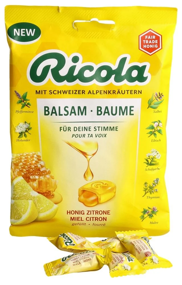 RICOLA Balsam gefüllt Honig Zitrone mZ Btl 68g