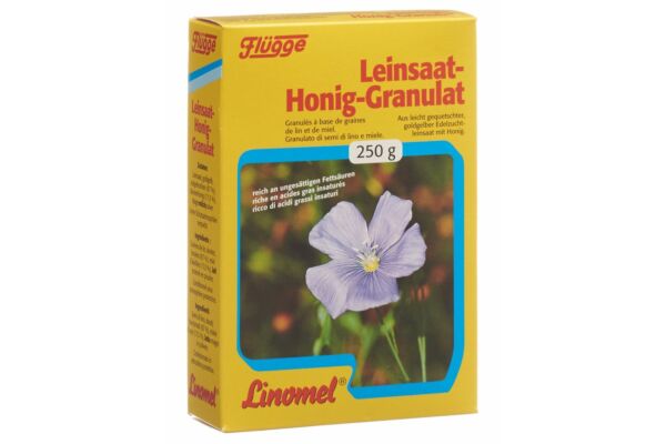 Flügge Linomel Leinsaat Honig Gran 250g